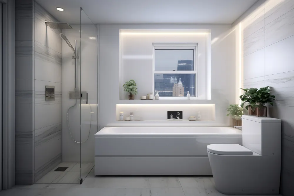 Rénovation d’une salle de bain avec meuble vasque moderne