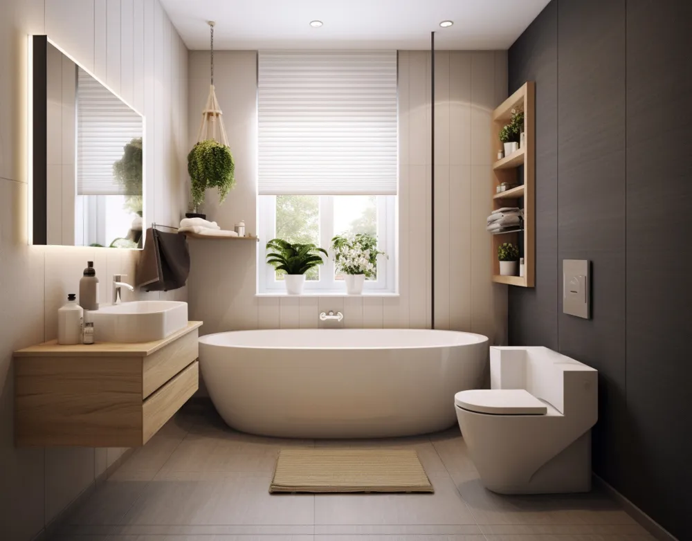 Douche sécurisée installée