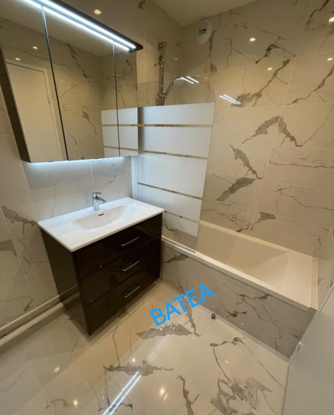 Salle de bain rénovée batea service